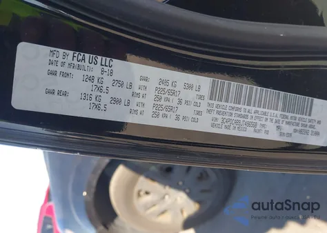 2018 Dodge Journey Se z USA, uszkodzony, nr VIN 3C4PDCAB9JT496568